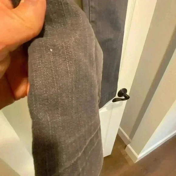 Anthropologie Women’s Mid Rise Flare Stone Washed Charcoal Black Jeans 6 DOTL - Picture 14 of 15